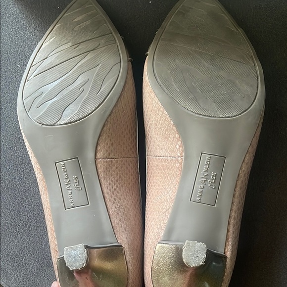 Anne Klein Taupe AK7MENI iflex Kitten Heels Women's 8 New In Box Classic y2k - Picture 9 of 9